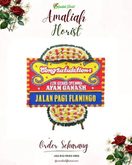 Sewa Papan Bunga Buguk Gona